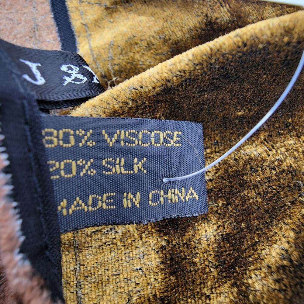 J&X NY Viscose and Silk Velvet Scarf Wrap - Picture 5 of 6